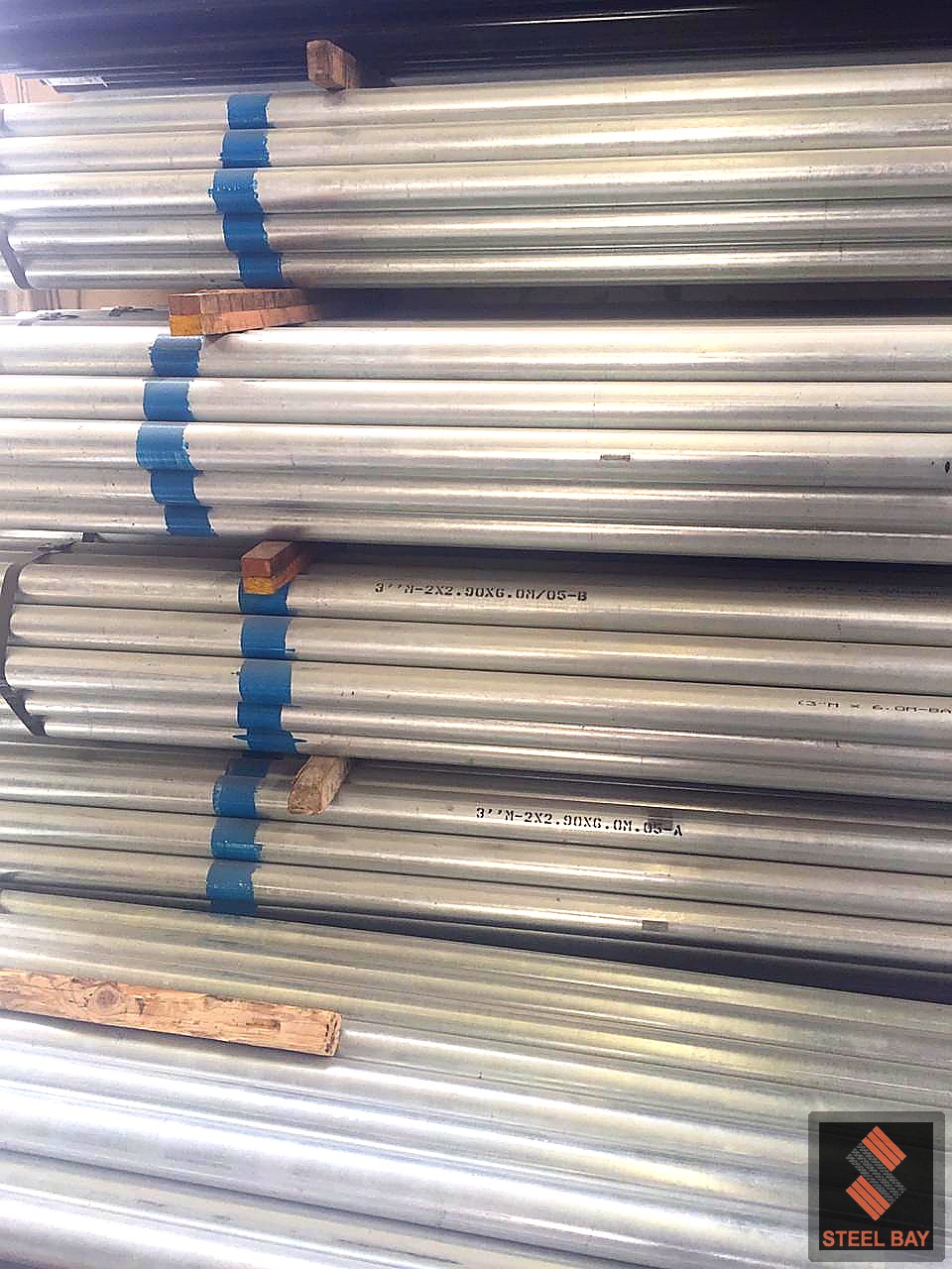 Galvanized pipes
